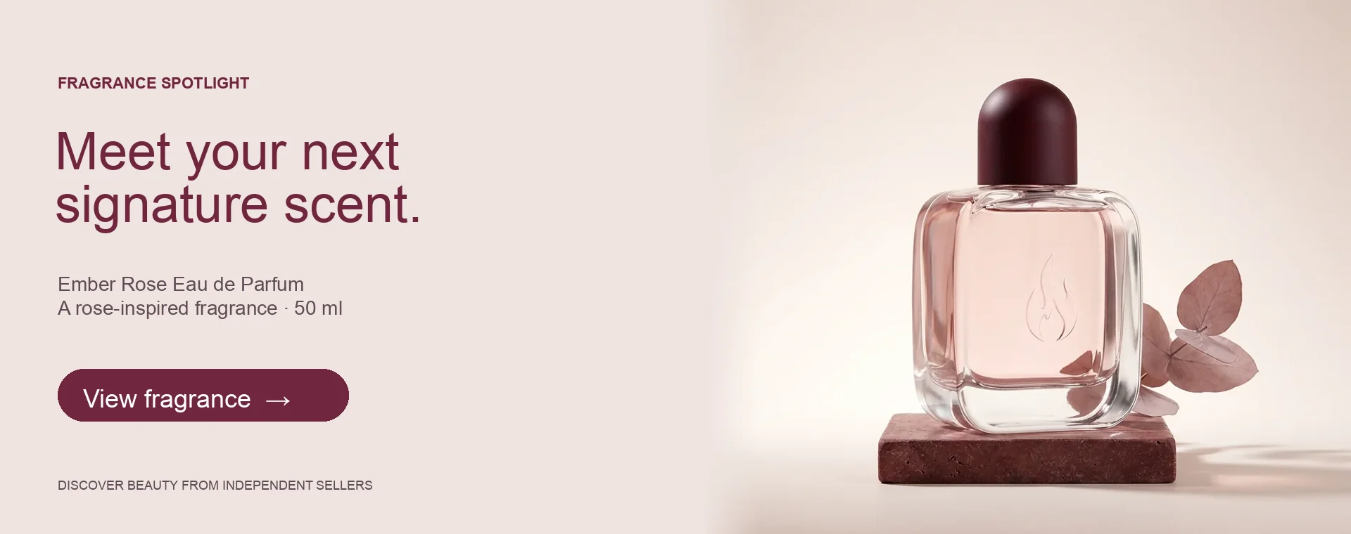 Meet your next signature scent. Ember Rose Eau de Parfum, a rose-inspired fragrance, 50 ml. View fragrance.