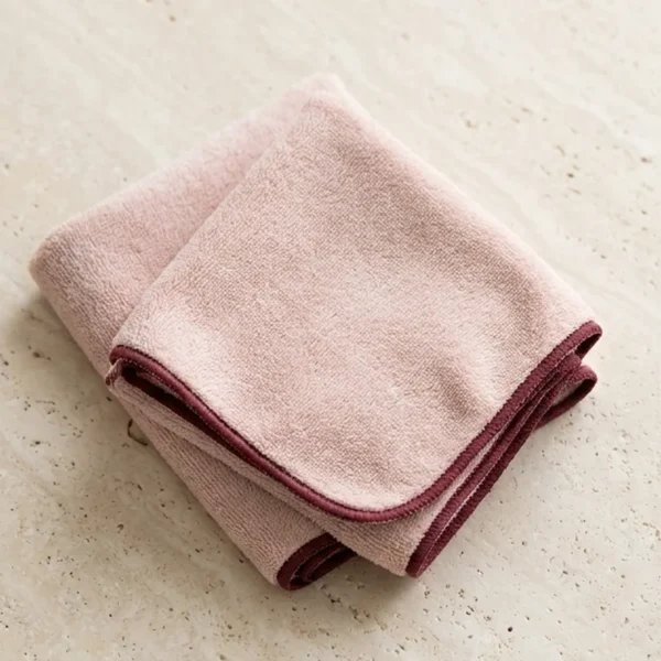 Blush Microfiber Hair Towel Set – 2 Pieces