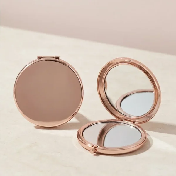 Rose Gold Compact Mirror